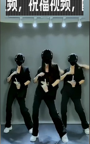 0055三黑罩美女跳舞LED牌AE模板